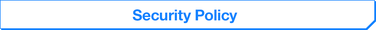 Security Policy